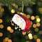 Decked Out Holiday Camper Glass Christmas Ornament - 3" - White and Red